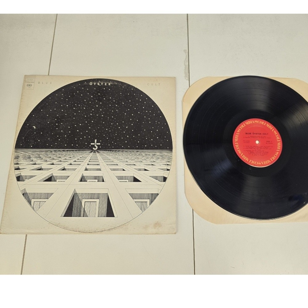 Blue Oyster Cult Self Titled Vinyl LP Original Columbia PC 31063 1972 VG